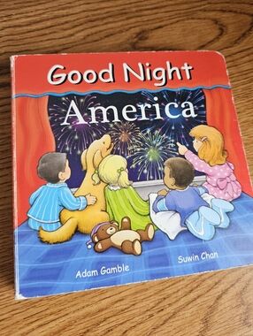4/$10 Goodnight America Board Book Childrens Learning By Adam Gamble